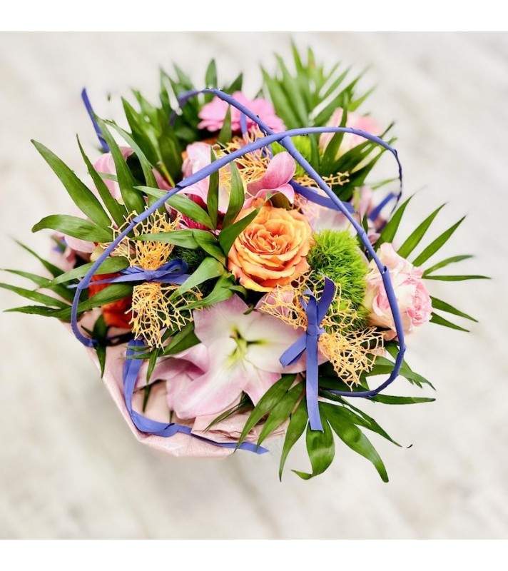 Bouquet Rond Coloré à 49,90 € | Any Fleurs