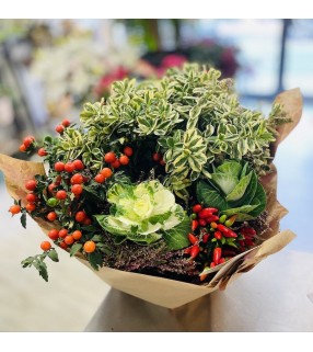 Coupe Deuil de plantes extérieures "Avec Peine". AnyFleurs.fr